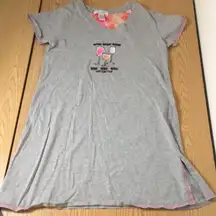 Womens Rene Rofe Pj Gown “Work Work Work Wine Wine Wine That’s Better” Medium