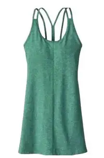 Patagonia Heathered Green Latticeback Dress