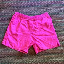 DICKS SPORTING GOODS PINK CHECKERED PULL ON SOCCER SHORTS