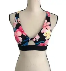 Pink Victoria Secret Ultimate Floral Twist Swim Top Size XS