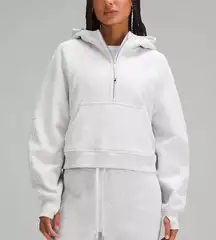 Scuba Oversized Half-Zip Hoodie