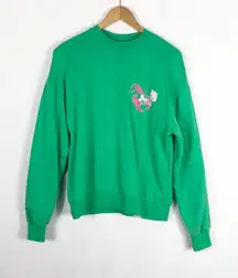 Pangaia x Future Nostalgia Dua Lipa 2022 Tour Sweatshirt Green Small