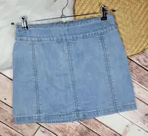 Free People‎ Denim Mini Skirt