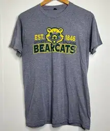 Saint Vincent College Bearcats Short Sleeve Gray T Shirt WORN No Tags