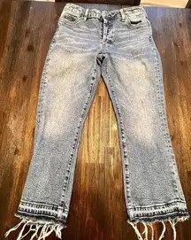 EARNEST SEWN. Jane jeans Mid-rise Flare Crop size 29