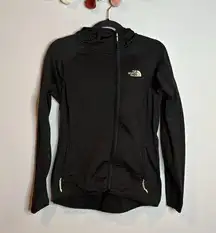 The North Face black Arcada asymmetrical jacket