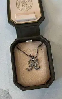 Juicy Couture H Initial Pendant Necklace