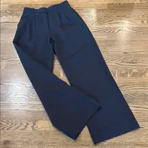 Abercrombie & Fitch black wide leg trousers, 27/4