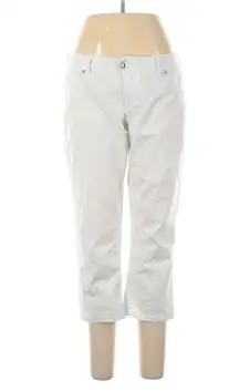 Maurices White Denim Jean Capris