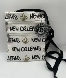 Robin Ruth New Orleans‎ Canvas Crossbody Neck Wallet Women Ladies Bag