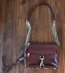 Rebecca Minkoff - Burgundy - Leather MAC Crossbody/Shoulder Bag