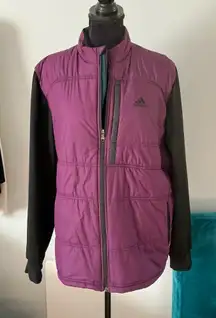 Adidas windproof jacket 💜💜
