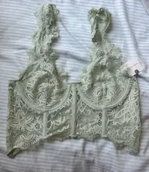 NWT Anthropolgie Giselle Lace Bustier