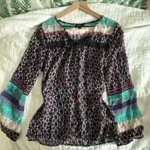 Boho long sleeve top