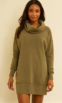Urban outfitters oversized sweatshirt dress with pockets crow turtleneck
