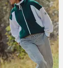 NWT Free People Hit The Slopes Hoodie in Evergreen Combo