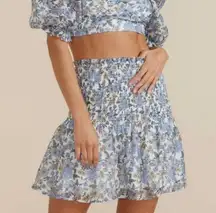 MINKPINK Swim Darcy Shirred Mini Skirt