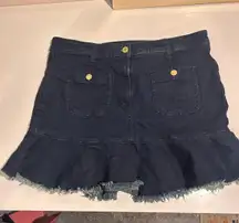 Denim Bell Skirt