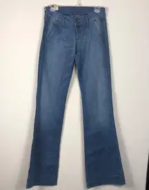 Sinclair flair jean high waisted retro western hippie bohemian festival casual