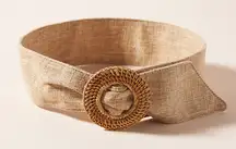 Anthropologie Ines Raffia Belt