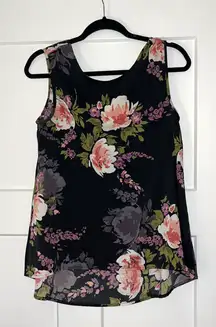 O’Neill Black Floral Tank Top 