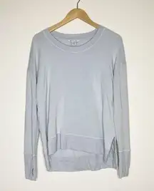 Athleta  Coaster Luxe Sweatshirt Blue