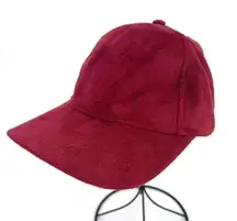 C&C California C&C Faux Suede Baseball Cap red five panel