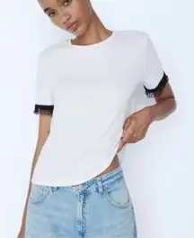 Zara White T-Shirt