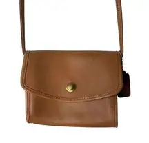 Coach Vintage  Brown Leather Crossbody Handbag