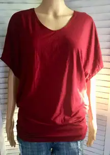 Burgundy Blouse, Small 