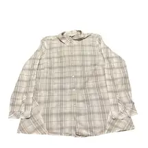 J. Jill Button Down Long Sleeve Flannel