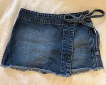 Altar'd State Blue Denim Skort