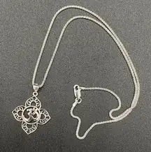 Om Religious Symbols Sterling Silver Pendant Necklace