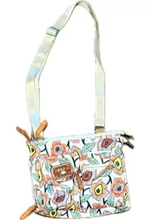 Lilly Bloom Womens floral Crossbody‎ multiple pocket purse