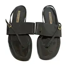 Manolo Blahnik Illus Patent Glossy Sandals