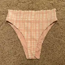 ‼️ Jacquard High Cut Cheeky Bikini Bottom‼️