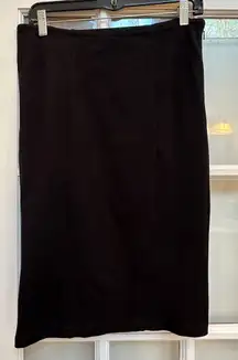 Vintage Betsey Johnson 90’s Classic Timeless Chic Black Pencil Skirt Size 8 Med