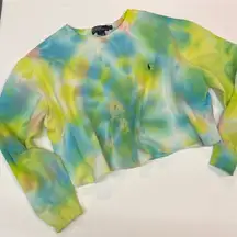 POLO Ralph Lauren Tie-Dye Cropped Sweatshirt C46