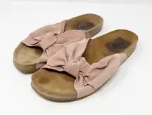 Jeffrey Campbell Bow Tie Slides Pink Sz 40‎