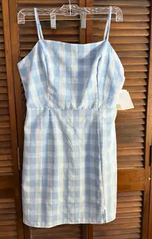 🌟NWT Blue Checkered Dress