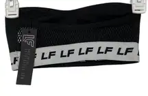 LF Black Gray Bandeau Top Size XS