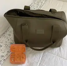 Dagne Dover Green Carry On Bag