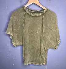 Anthropologie Pilcro Dolmon Short Sleeve Thermo Waffer (XS)