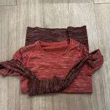 Lululemon Swiftly Tech Ombre Red