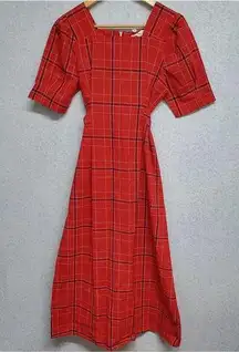 Love + Harmony Red Plaid Dress NWT size S