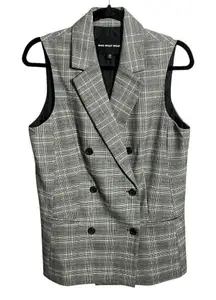 Who What Wear Plaid Blazer Vest Size medium