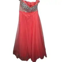 JJ’s House Beaded Strapless Prom Dress