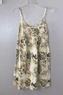 Old Navy linen summer tunic spaghetti strap tank top