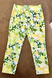 Beautiful like new  Floral crop pants. Sz 4.
