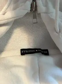 Cropped Zip Up Hoodie